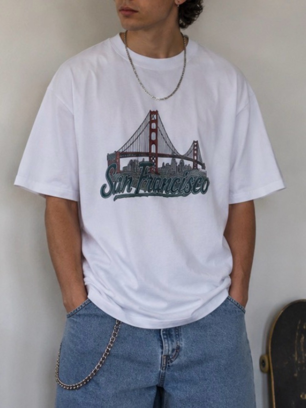 Vintage 90s San Francisco Tee Size XL Golden Gate Bridge Graphic T Shirt